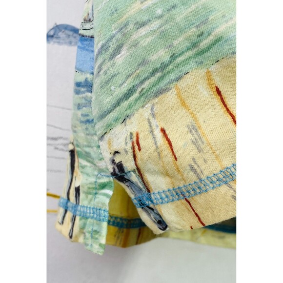 VTG Skort Med - L Take Two Vintage Short Skirt Skort M/L Beach Scene Skirt M-L - Picture 4 of 16